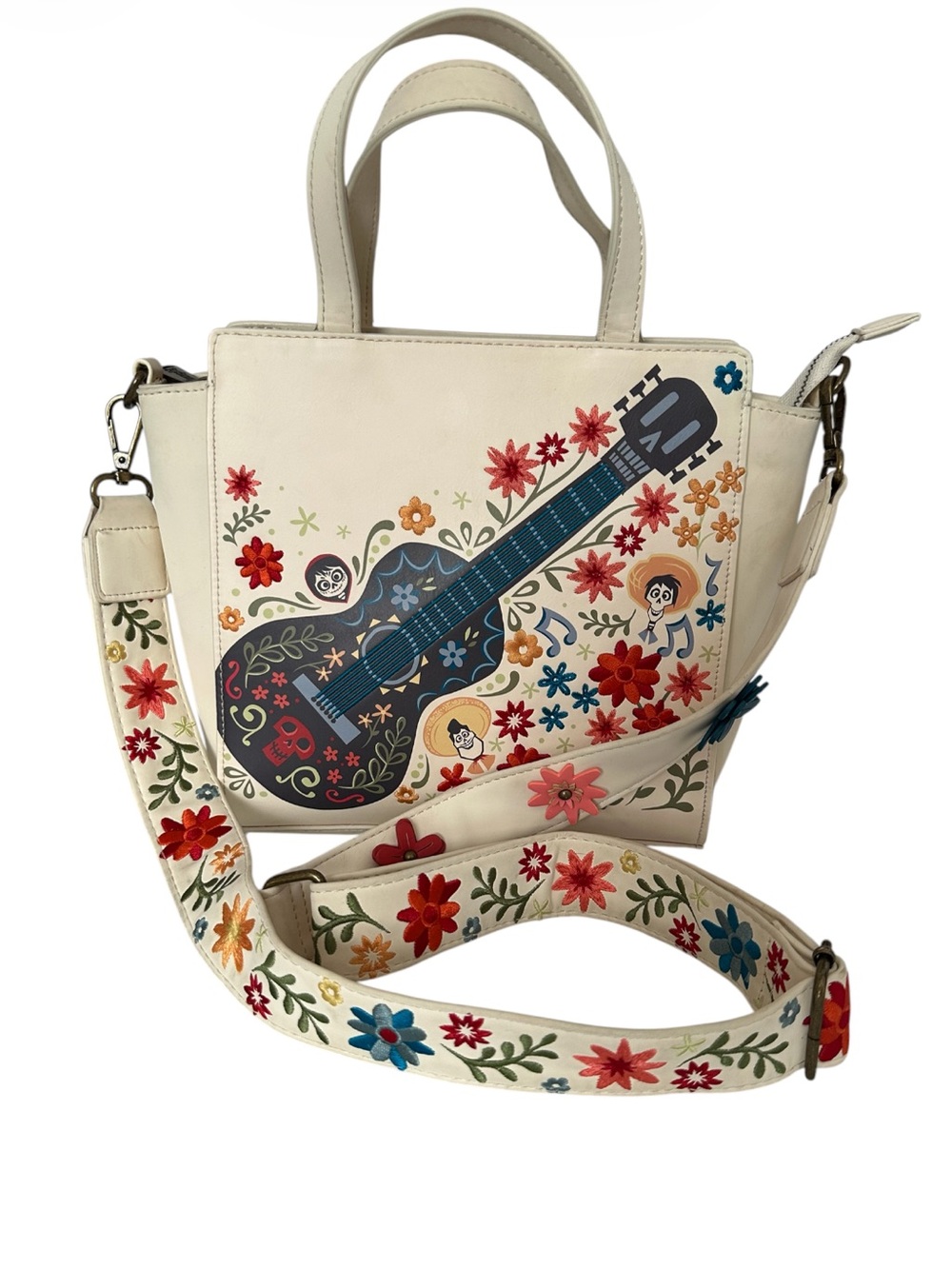 Loungefly Disney Pixar Coco Miguel Crossbody
Bag BoxLunch Exclusive